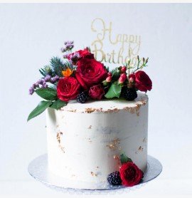 Honey Rose Petals Cake