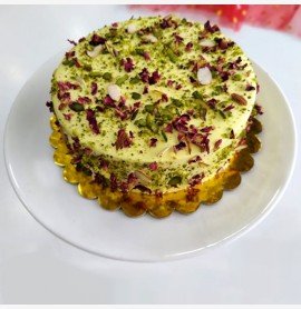 Keshar Pista Cake 